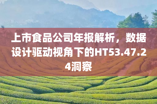 上市食品公司年报解析，数据设计驱动视角下的HT53.47.24洞察