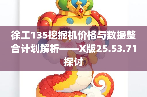 徐工135挖掘机价格与数据整合计划解析——X版25.53.71探讨