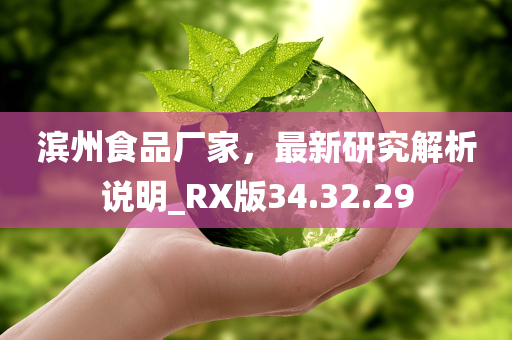 滨州食品厂家，最新研究解析说明_RX版34.32.29