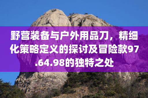 野营装备与户外用品刀，精细化策略定义的探讨及冒险款97.64.98的独特之处