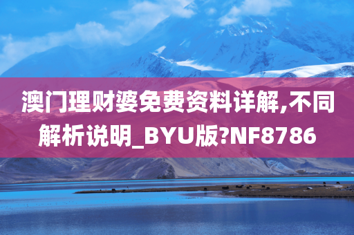 澳门理财婆免费资料详解,不同解析说明_BYU版?NF8786