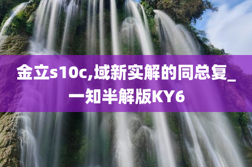 金立s10c,域新实解的同总复_一知半解版KY6