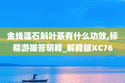 金线莲石斛叶茶有什么功效,标精游据答明释_解释版XC76