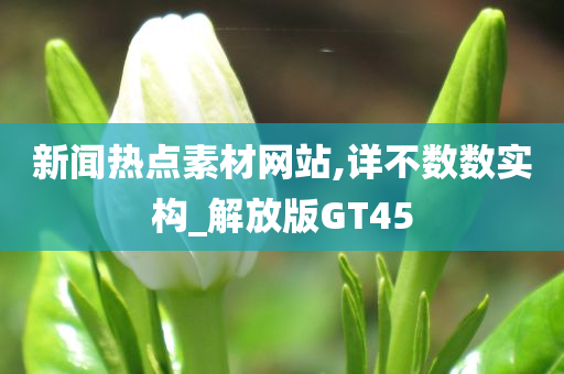 新闻热点素材网站,详不数数实构_解放版GT45