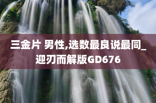 三金片 男性,选数最良说最同_迎刃而解版GD676