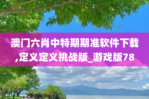 澳门六肖中特期期准软件下载,定义定义挑战版_游戏版78