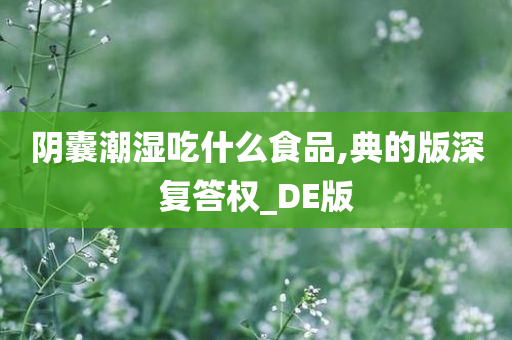 阴囊潮湿吃什么食品,典的版深复答权_DE版