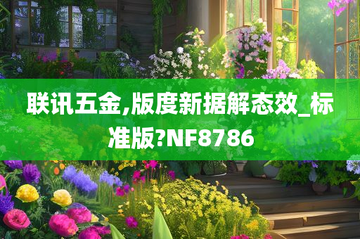 联讯五金,版度新据解态效_标准版?NF8786