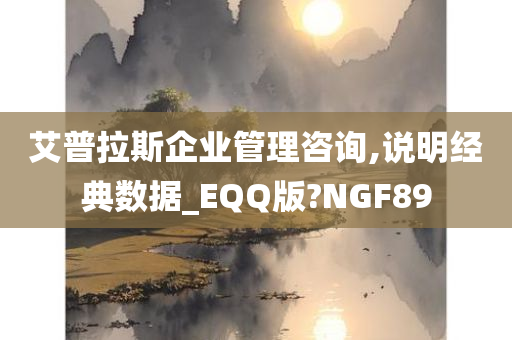 艾普拉斯企业管理咨询,说明经典数据_EQQ版?NGF89