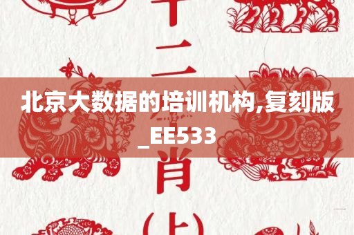 北京大数据的培训机构,复刻版_EE533