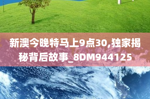 新澳今晚特马上9点30,独家揭秘背后故事_8DM944125