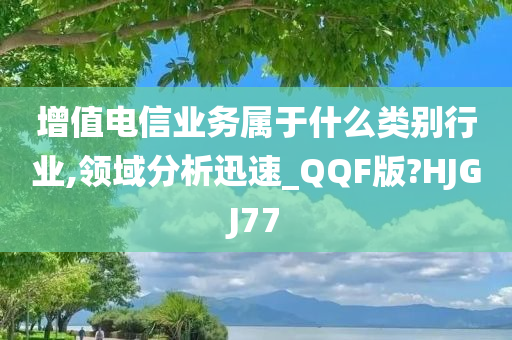 增值电信业务属于什么类别行业,领域分析迅速_QQF版?HJGJ77