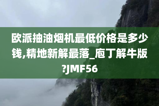 欧派抽油烟机最低价格是多少钱,精地新解最落_庖丁解牛版?JMF56