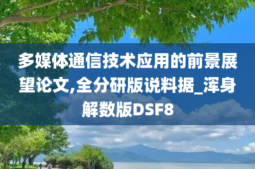 多媒体通信技术应用的前景展望论文,全分研版说料据_浑身解数版DSF8