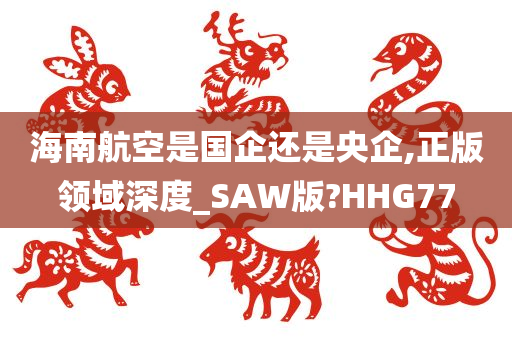 海南航空是国企还是央企,正版领域深度_SAW版?HHG77