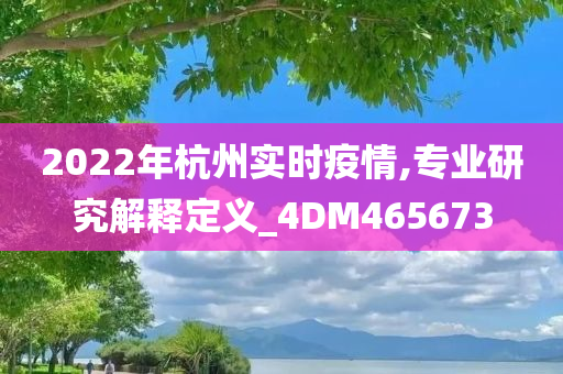 2022年杭州实时疫情,专业研究解释定义_4DM465673