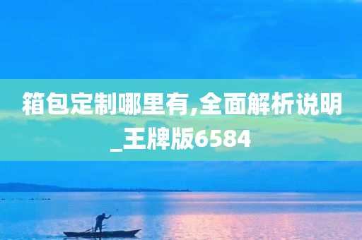 箱包定制哪里有,全面解析说明_王牌版6584