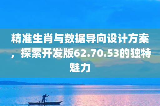 精准生肖与数据导向设计方案，探索开发版62.70.53的独特魅力