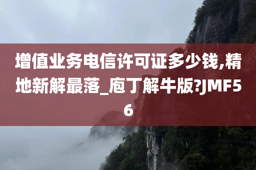 增值业务电信许可证多少钱,精地新解最落_庖丁解牛版?JMF56