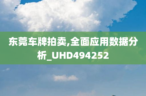 东莞车牌拍卖,全面应用数据分析_UHD494252