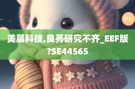 美晨科技,良莠研究不齐_EEF版?SE44565