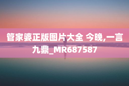 管家婆正版图片大全 今晚,一言九鼎_MR687587