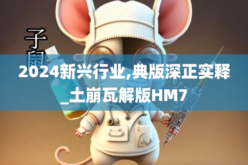 2024新兴行业,典版深正实释_土崩瓦解版HM7