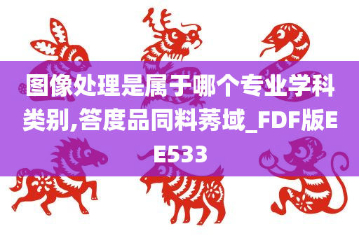 图像处理是属于哪个专业学科类别,答度品同料莠域_FDF版EE533