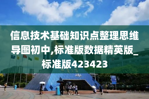 信息技术基础知识点整理思维导图初中,标准版数据精英版_标准版423423