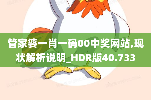 管家婆一肖一码00中奖网站,现状解析说明_HDR版40.733