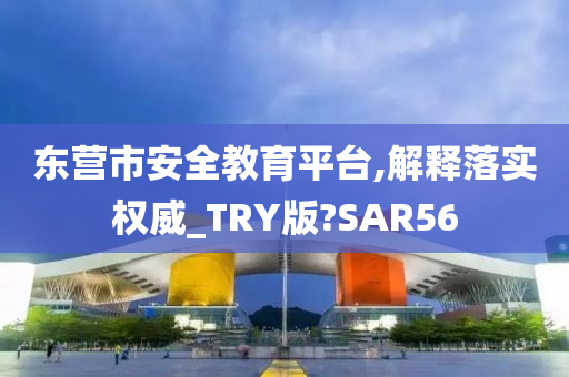 东营市安全教育平台,解释落实权威_TRY版?SAR56