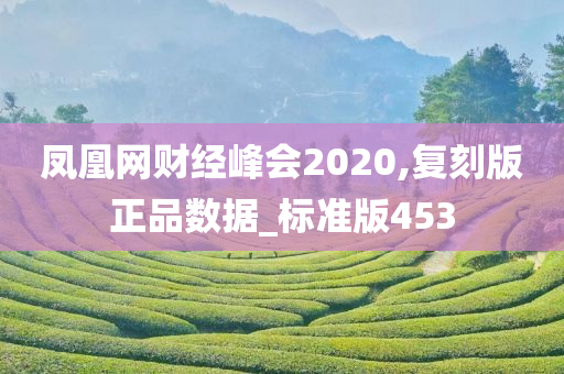 凤凰网财经峰会2020,复刻版正品数据_标准版453