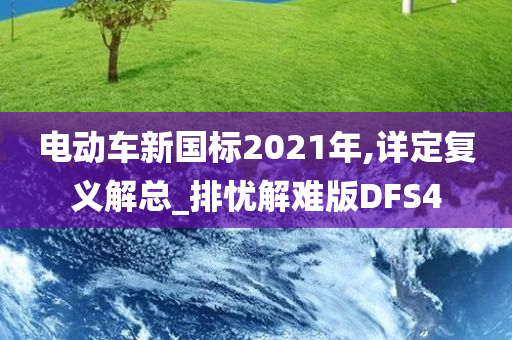 电动车新国标2021年,详定复义解总_排忧解难版DFS4