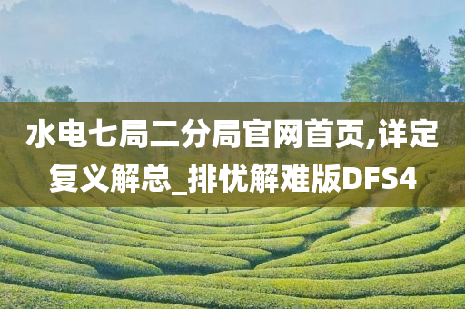 水电七局二分局官网首页,详定复义解总_排忧解难版DFS4