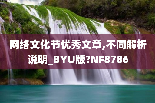 网络文化节优秀文章,不同解析说明_BYU版?NF8786