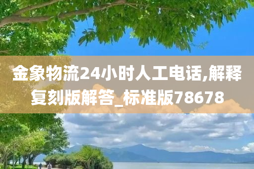 金象物流24小时人工电话,解释复刻版解答_标准版78678