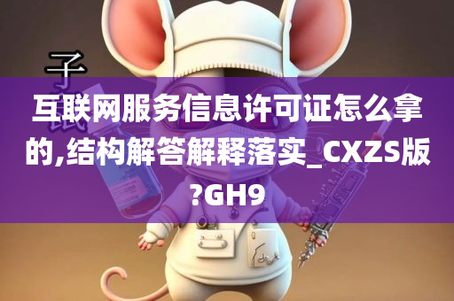 互联网服务信息许可证怎么拿的,结构解答解释落实_CXZS版?GH9