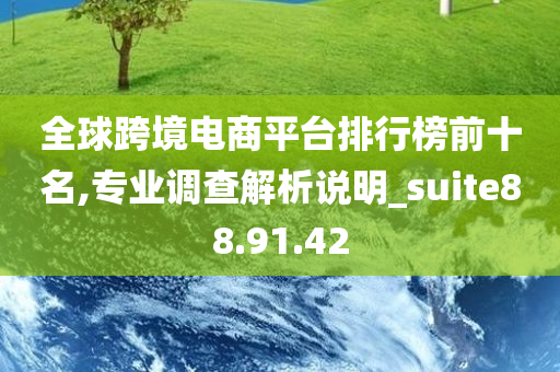 全球跨境电商平台排行榜前十名,专业调查解析说明_suite88.91.42