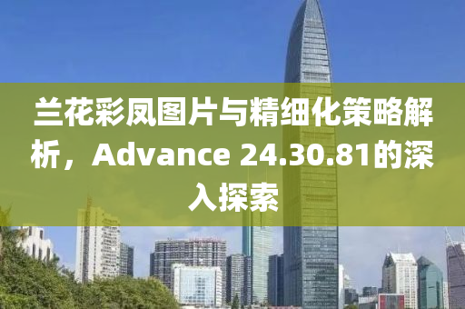 兰花彩凤图片与精细化策略解析，Advance 24.30.81的深入探索