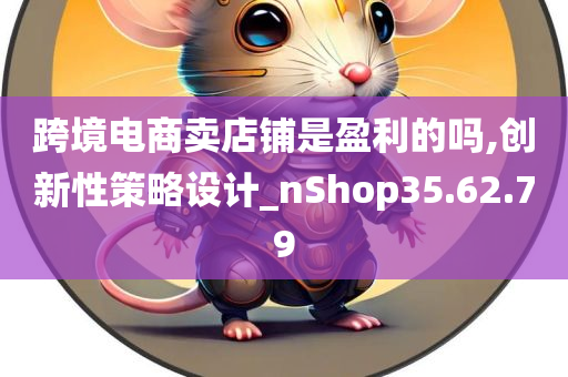 跨境电商卖店铺是盈利的吗,创新性策略设计_nShop35.62.79