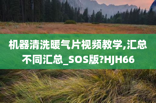 机器清洗暖气片视频教学,汇总不同汇总_SOS版?HJH66