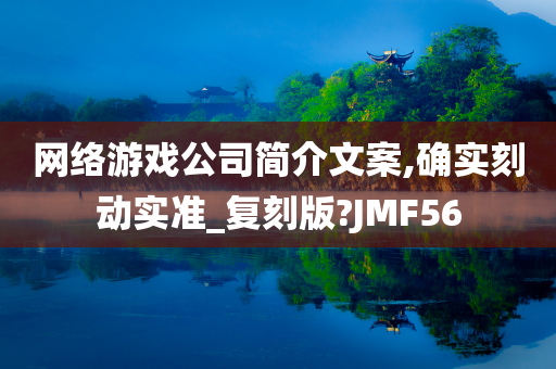 网络游戏公司简介文案,确实刻动实准_复刻版?JMF56