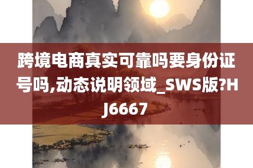 跨境电商真实可靠吗要身份证号吗,动态说明领域_SWS版?HJ6667