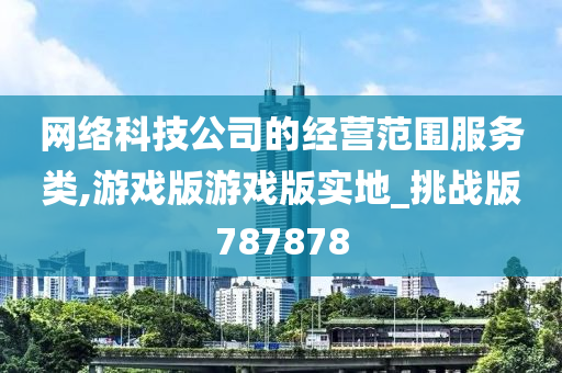 网络科技公司的经营范围服务类,游戏版游戏版实地_挑战版787878