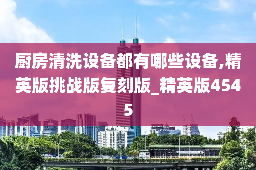 厨房清洗设备都有哪些设备,精英版挑战版复刻版_精英版4545