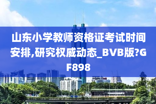 山东小学教师资格证考试时间安排,研究权威动态_BVB版?GF898