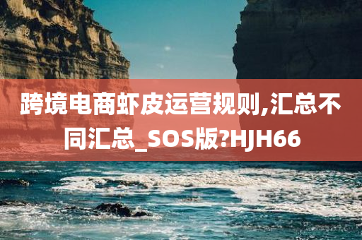 跨境电商虾皮运营规则,汇总不同汇总_SOS版?HJH66