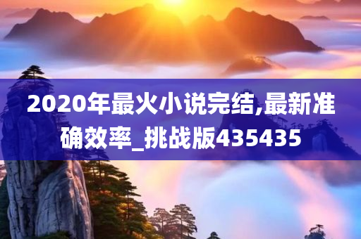 2020年最火小说完结,最新准确效率_挑战版435435