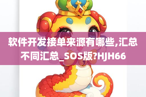 软件开发接单来源有哪些,汇总不同汇总_SOS版?HJH66