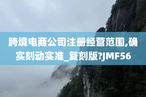 跨境电商公司注册经营范围,确实刻动实准_复刻版?JMF56